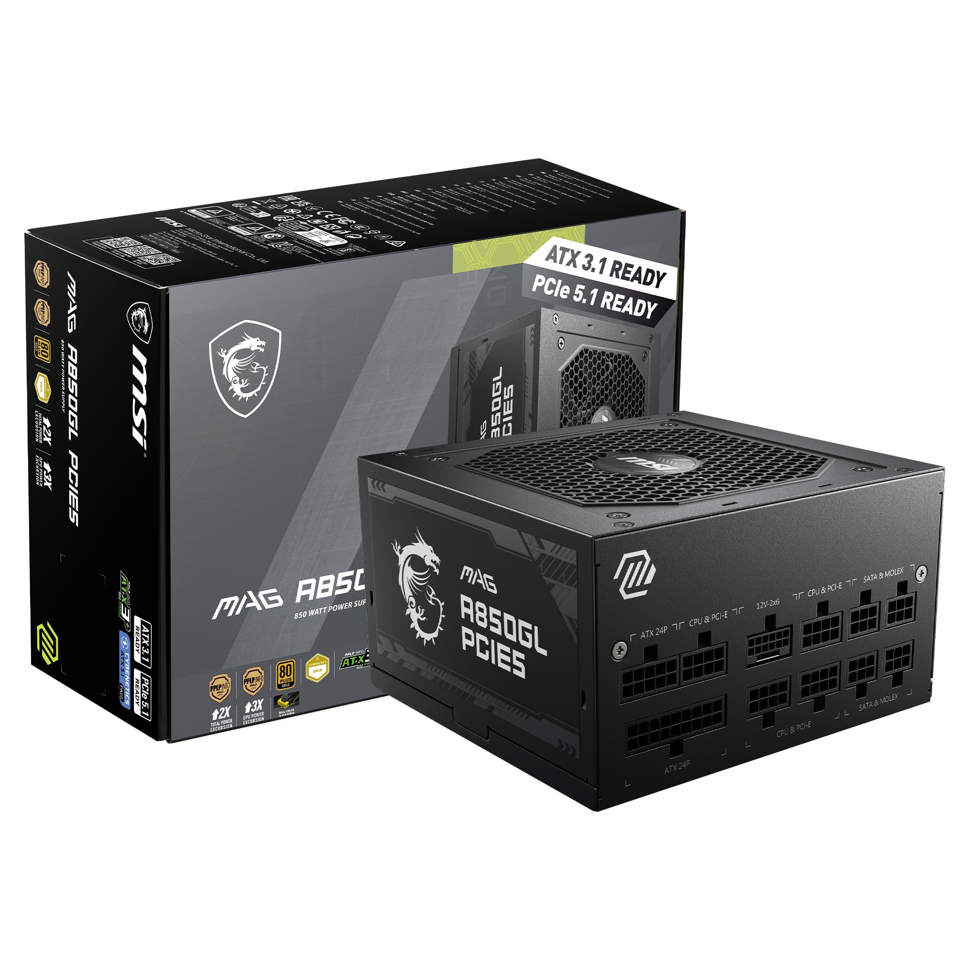 MSI MAG A850GL PCIE5 product image